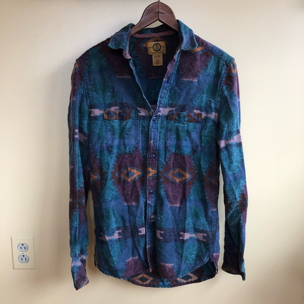 Stapleford Flannel - XS Aztec Pattern